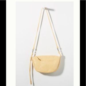 Anthropologie Half Moon ButterCream Handbag 🌙